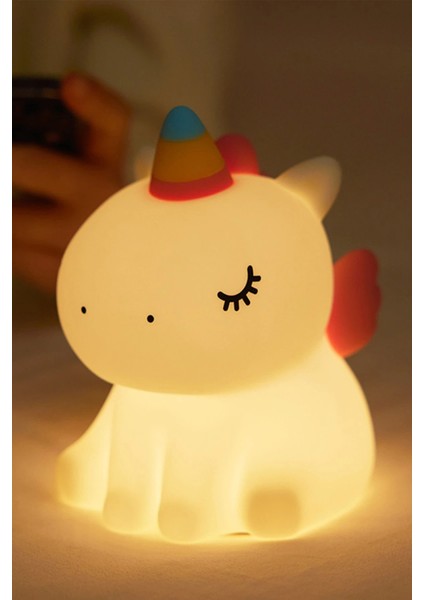 A007 Dekoratif Gece Lambası Bebek Unicorn Ynsmr