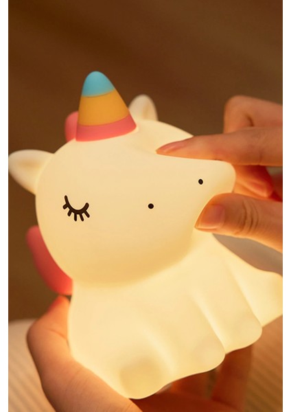 A007 Dekoratif Gece Lambası Bebek Unicorn Ynsmr
