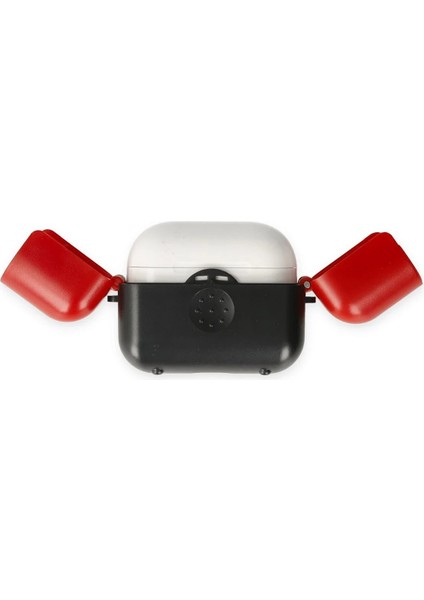 Airpods 3 (3.nesil) Basmalı Kılıf - Siyah-Kırmızı Ynsmr fiyatları
