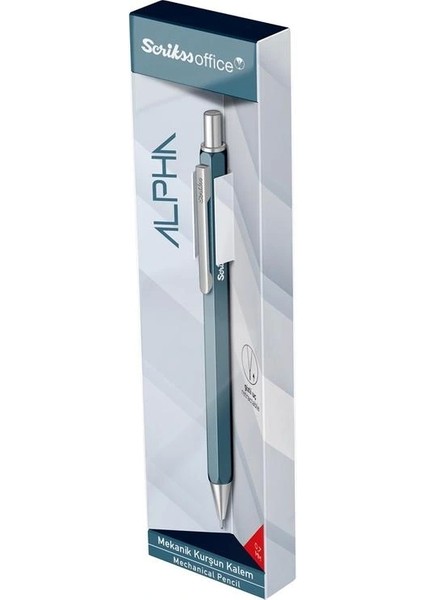 Scrıkss Alpha Versatil Kalem 0.7 Şeffaf Ambalaj Mavi