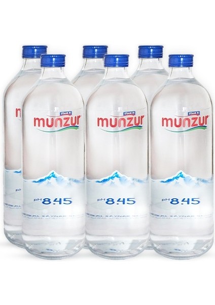 Su Cam Şişe 750 ml 6'lı Bir Koli