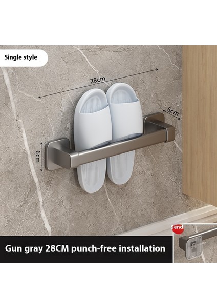 Banyo Terlik Rafı Banyo Rafı Ayakkabı Saklama Tuvalet Asma Rafı Boşaltma Rafı (Yurt Dışından)