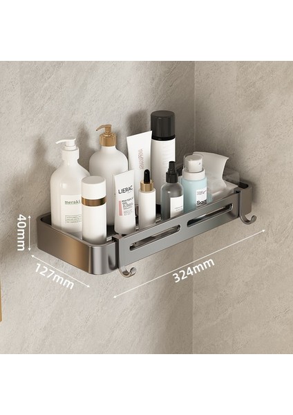 Banyo Banyo Üçgen Raf Tuvalet Tuvalet Rafı Punch Yok Duvara Monte Duvar Rafı (Yurt Dışından)