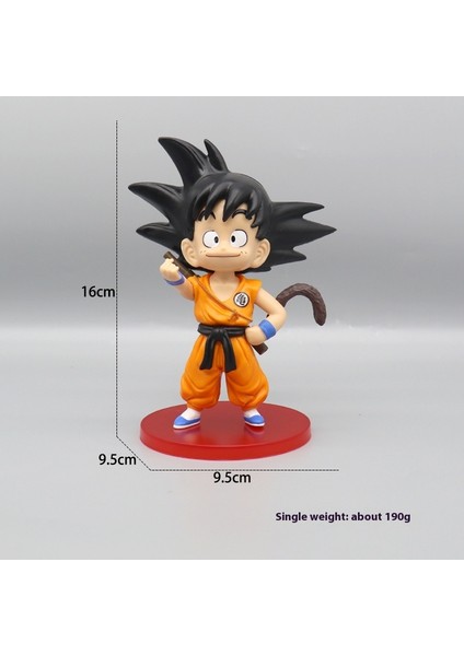 Yedi Dragon Ball Süper Saiyan El Yapmak Için Anime Modeli Çevre Süsleri Sun Wukong Vegeta Klasik Süper Sai (Yurt Dışından)