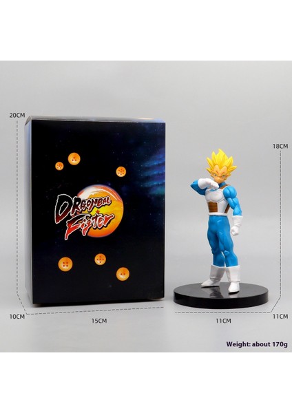 Yedi Dragon Ball Süper Saiyan El Yapmak Için Anime Modeli Çevre Süsleri Sun Wukong Vegeta Klasik Süper Sai (Yurt Dışından)