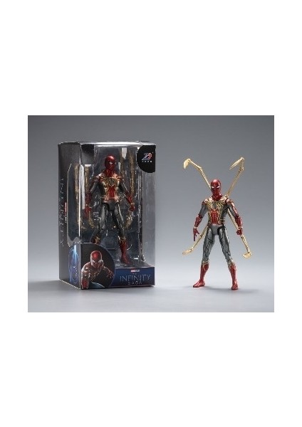 Avengers 7 Inç Demir Örümcek Adam Elde Taşınabilir Ofis Parçası Oyuncaklar Kaptan Amerika Yok Edici (Yurt Dışından)