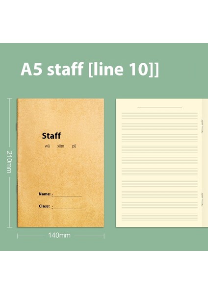 Kraft Kağıt Çalışma Kitabı Ilkokul ve Ortaokul Öğrencileri Birleştirilmiş Standart Alıştırma Kitabı Ingilizce Matematik Kompozisyon Kitabı Defter 10 Kitap Seti (Yurt Dışından)