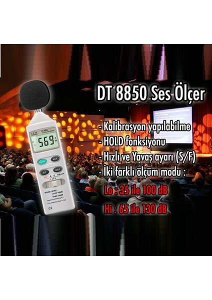 DT-8850 Gürültü ve Ses Ölçüm Cihazı fiyatları