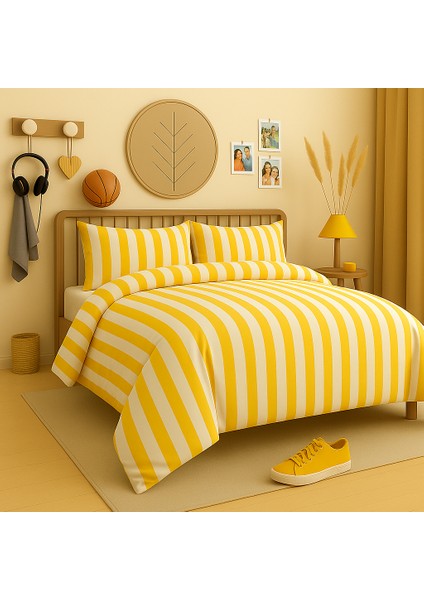 Tek Kişilik Pamuk Nevresim Takımı 160 x 220 cm Lastikli Çarşaflı Set fiyatları