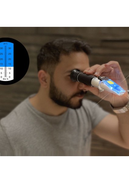 Led32 Led Işıklı Refraktometre 0-32 Brix fırsatları