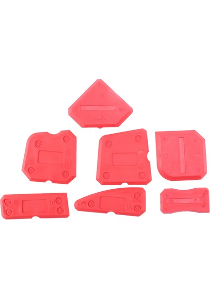 9 Parça Silikon Mastik Bitirme Araçları Mutfak Banyo Zemin Sızdırmazlık Için Pürüzsüzleştirici Kalafat Araç Kiti, Kırmızı (Yurt Dışından) fiyatları