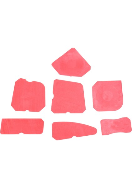 9 Parça Silikon Mastik Bitirme Araçları Mutfak Banyo Zemin Sızdırmazlık Için Pürüzsüzleştirici Kalafat Araç Kiti, Kırmızı (Yurt Dışından) modelleri