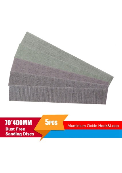 10 Adet 400X70MM Örgü Aşındırıcı Tozsuz Zımpara Diskleri Anti-Blokaj Kuru Taşlama Zımpara Kağıdı 80 Ila 320 Grit Kanca Döngü (Yurt Dışından) fiyatları