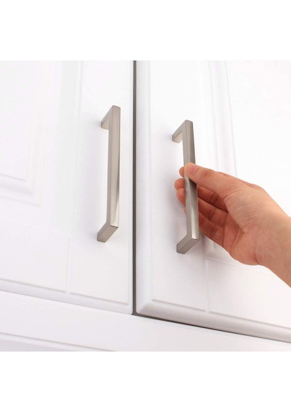 5 Adet Mutfak Dolabı Kolları Donanım Paslanmaz Çelik Dolap Kapı Kolları, 5in Delik Merkezleri Dresser Çekmeceler Için Çeker (Yurt Dışından)