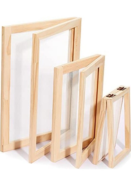 3 Parça Kağıt Ahşap Kağıt Kalıp Yapımı Ekran Kiti 3 Boyutlu Çerçeveler Dıy Için 12.7X17.8CM 19.8X24.8CM 24.8X33.0CM (Yurt Dışından)