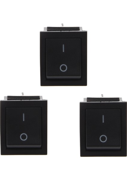3x Ac 250 V 16A 4 Pin On/off I/o 2 Pozisyon Dpst Geçmeli Tekne Rocker Anahtarı 28X21MM (Yurt Dışından)