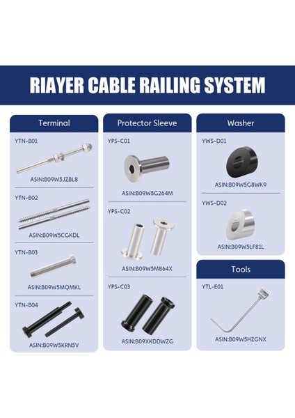 10 Paket 30 Derece Paslanmaz Çelik Açı Eğimli Yıkayıcı, 1/4 Inç/6.6mm 30 Derece Yıkayıcı Kablo Korkuluk Kiti (Yurt Dışından) indirimleri