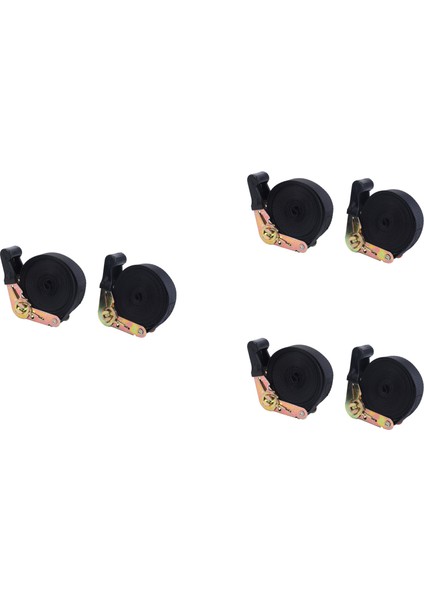 Motosikletler, Arabalar Için 2 Paket 20 Ft Cırcırlı Bağlantılar 6m X25MM Sonsuz (Yurt Dışından)