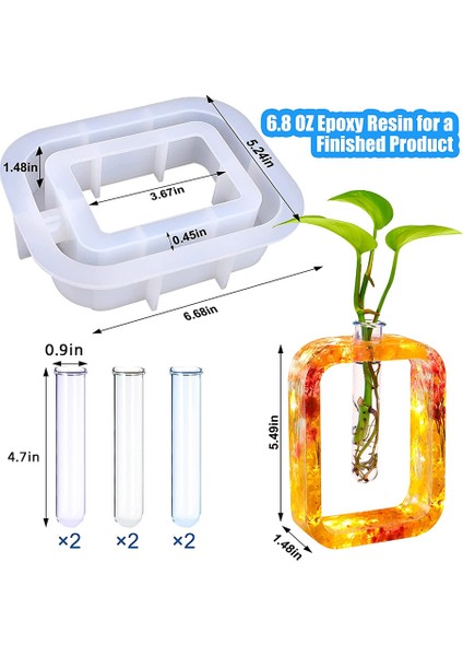 Bitki Yayılım Istasyonu Için Reçine Kalıp Epoksi Vazo Silikon Kalıp (Yurt Dışından) modelleri