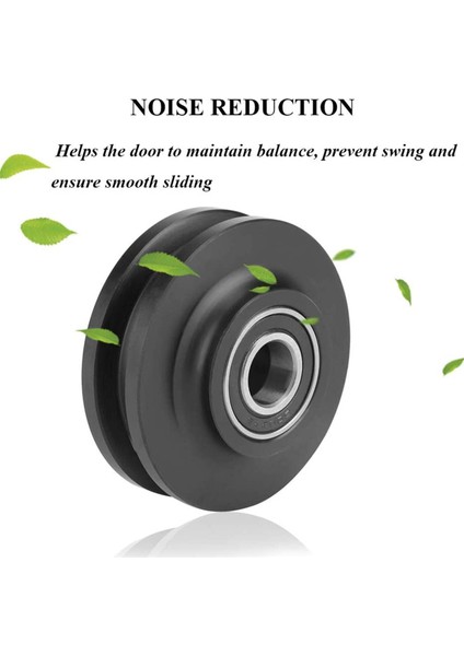 4 Adet Sürgülü Ahır Kapısı Tekerlek Pencere Kasnak Silindiri Dıy Ahır Kapısı Için (Yurt Dışından) fırsatları