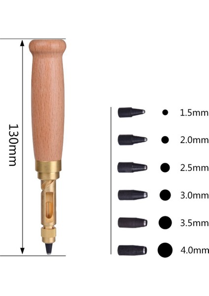 Uç Boyutu 1.5,2,2.5,3,3.5mm,4mm Vida Delik Delme/otomatik Deri Alet (Yurt Dışından)