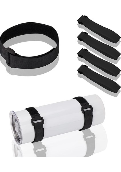 4 Pcs Tutam Mükemmel Tumbler Kelepçesi, 15OZ Ila 30OZ Tumbler Aracı Için, Siyah (Yurt Dışından)