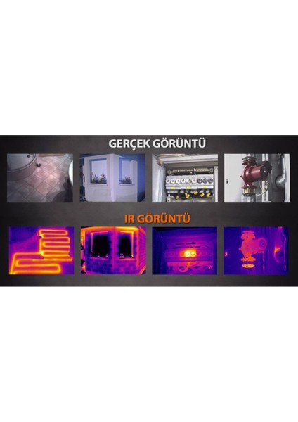 865 Termal Kamera Sıcaklık ve Su Kaçağı Tespit Cihazı (Çantalı)
