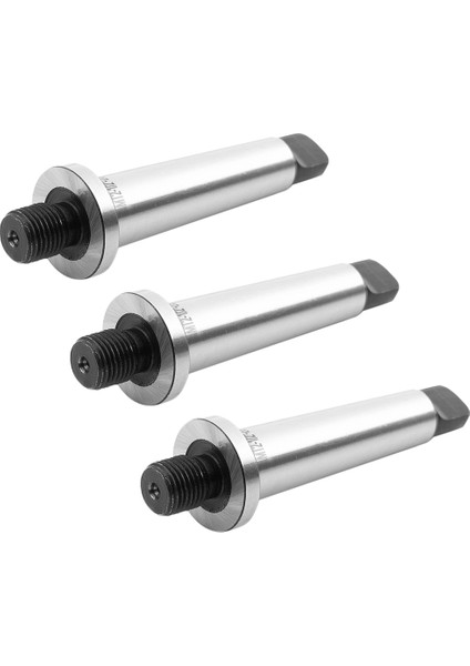 3 Adet 2mt 1/2 Inç -20 Dişli Matkap Chuck Arbor Sertleştirilmiş Mors Konik Adaptör Mt2 Adaptör (Yurt Dışından)