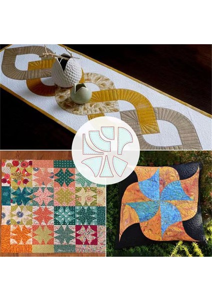 7pcs Masa Bayrağı Kapitone Cetvel Seti Patchwork Cetvel Kapitone Araçları Dıy (Yurt Dışından) modelleri