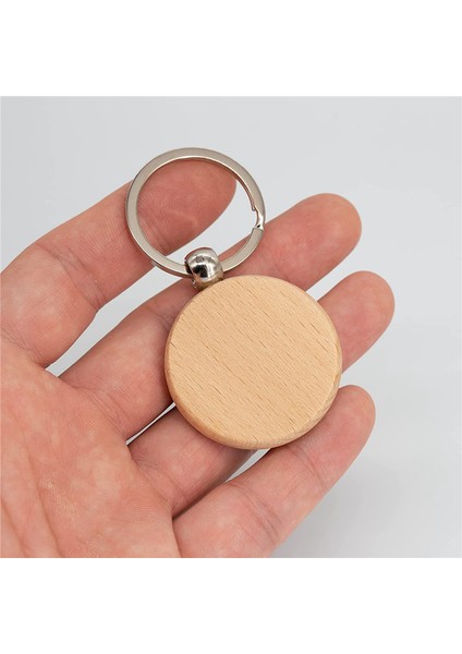 50 Parça Ahşap Oyma Boş Ahşap Boş Anahtarlık (Yuvarlak) (Yurt Dışından) modelleri