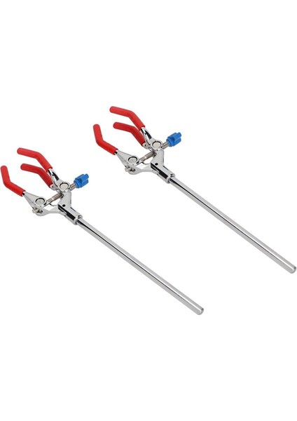 Laboratuvar Kelepçesi 28 cm 3 Parmak Stili Kauçuk Kaplamalı Kafa Kelepçesi (Yurt Dışından)