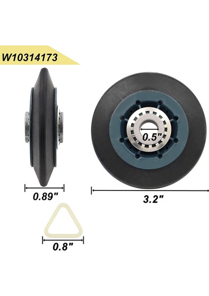 4 Parça W10314173 Kurutucu Tambur Tekerleği Için Uygundur W10314173 8536973 8536974 AP6019303 PS11752609 Için Uygundur (Yurt Dışından) fiyatları