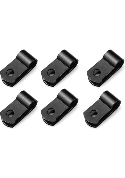 2000 Adet 1/4 Inç Siyah Naylon R-Tipi Kablo Klipsleri Montaj Için Kapalı Açık Halat Işık Elektrik Teli Kelepçe Raptiye (Yurt Dışından) fırsatları