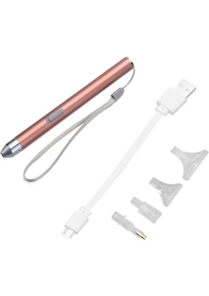 4 Kafalı Dıy Aletleri ile USB Şarj Edilebilir Aydınlatma Noktası Matkap Kalemi (Yurt Dışından)