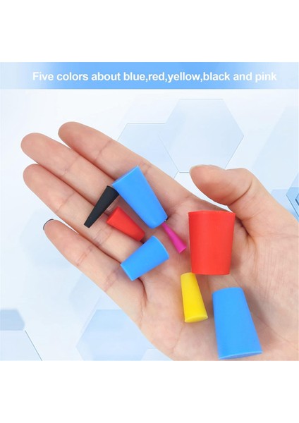 120 Adet Silikon Kauçuk Konik Fişler, Yüksek Sıcaklığa Dayanıklı Silikon Kauçuk 8 Boyut 1/16 Ila 5/8 Inç Delik Fişleri Için (Yurt Dışından) modelleri