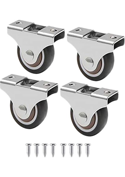 20 Adet Mini Tekerlekler Mobilya Tekerleri Küçük 25MM Sabit Tekerler Yönlü Hareketli Tekerler Mobilya Için Hareketli Tekerler (Yurt Dışından) fiyatları