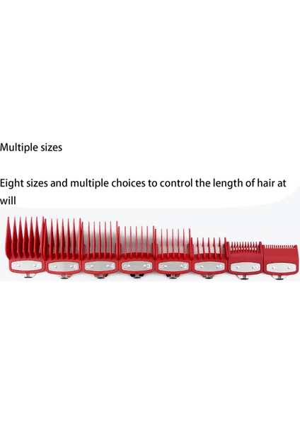16 Adet Kesme Kılavuzu Tarak, Metal Klipsli 3171-500, Çoklu Boyutlu Makaslara Uygun Kırmızı (Yurt Dışından) indirimleri