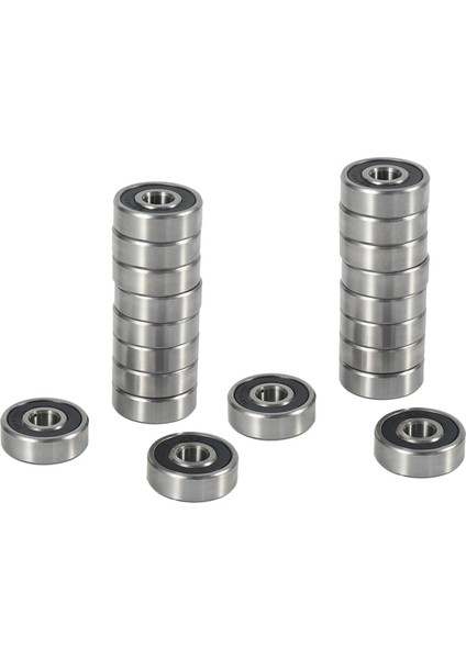20 Adet 628RS 8MMX24MMX8MM Çift Mühürlü Minyatür Sabit Bilyalı Rulman (Yurt Dışından)
