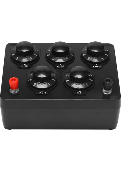 4x Siyah Direnç Kutusu Demir Değişken On Yıllık Direnç 0-9999,9 Ohm (Yurt Dışından) fırsatları