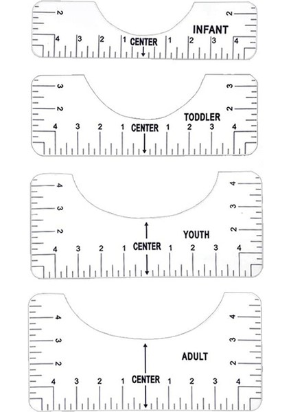 8x T-Shirt Cetvel Kılavuzu Vinil Için Hizalama Aracı, Hizalama Aracı (Yurt Dışından) fiyatları