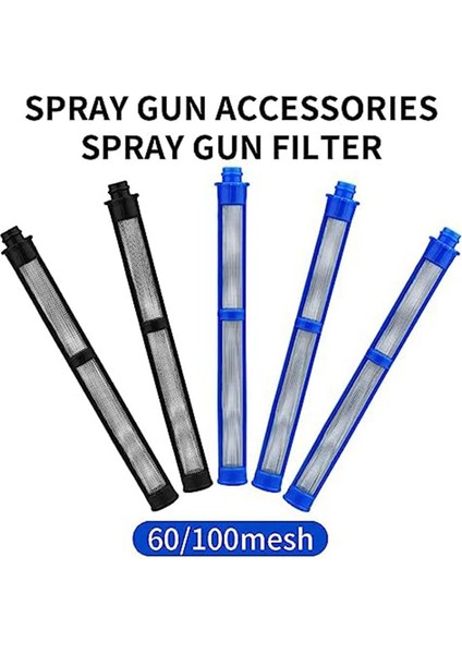 Filtreler-5 Adet 100 Mesh & 5 Adet 60 Mesh Basınçlı Havasız Püskürtme Tabancası Için (Yurt Dışından) fiyatları