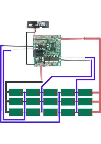 Zhipu Hongsong Jingmi Için 5x Li-Ion Durumda Devre Kartı Pcb Hiçbir Orijinal 18 V Lityum, 10 Delik (Yurt Dışından) indirimleri