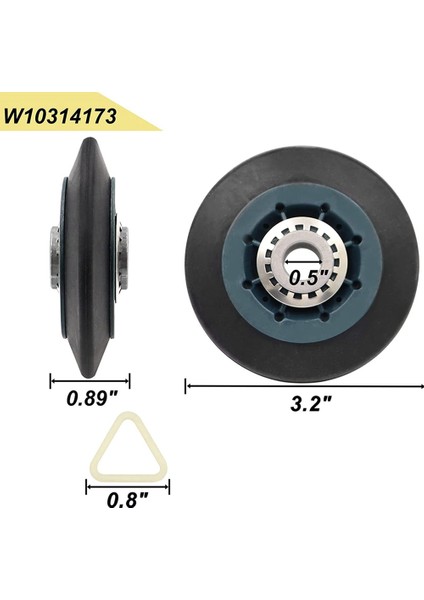 10 Adet W10314173 Kurutucu Tambur Tekerleği Için Uygundur W10314173 8536973 8536974 AP6019303 PS11752609 Için Uygundur (Yurt Dışından) fiyatları