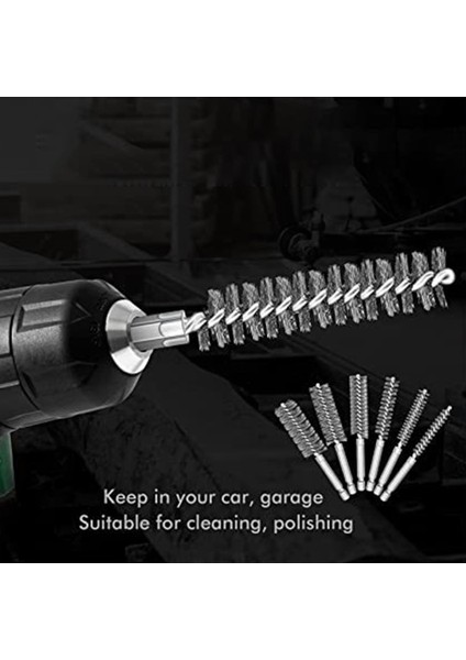 12 Adet Tel Delik Fırça Delik Temizleme Fırçası Fırça Seti Paslanmaz Çelik Tel Bükülmüş Fırça, 6 Boyutta Matkap Darbeli Sürücü Için (Yurt Dışından) indirimleri