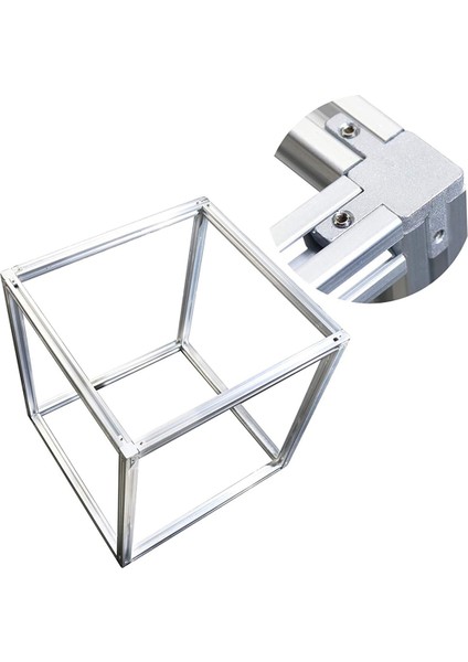 12 Adet 2020 Serisi 3 Yollu Uç Köşe Braketi Konektörü Avrupa Standardı Için 6mm T Yuvası 20X20MM Alüminyum Ekstrüzyon Profili (Yurt Dışından) modelleri