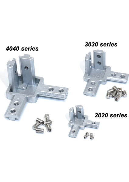 12 Adet 2020 Serisi 3 Yollu Uç Köşe Braketi Konektörü Avrupa Standardı Için 6mm T Yuvası 20X20MM Alüminyum Ekstrüzyon Profili (Yurt Dışından) fırsatları