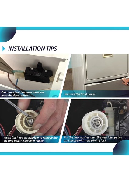 2x Kurutucu Avara 279640 ve Elbise Kurutucuyu Değiştirin-Değiştirin 3388672 697692 AP3094197 W10468057 (Yurt Dışından) fırsatları