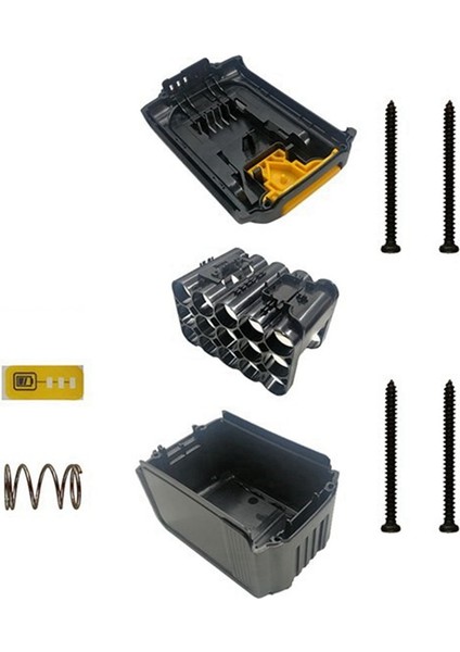 18V 20V Için 3x 15X18650 Li-Ion Plastik Kasa Muhafazası (Yurt Dışından) fiyatları