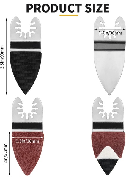 Parmak Zımpara Pedi, 27 Adet Parmak Salınımlı Çok Aracı Zımpara Diski Zımpara Kağıdı Yüzeyler Için Set Lehçe Zımpara (Yurt Dışından) fiyatları