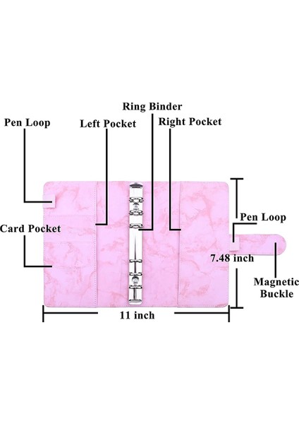 A6 Pu Klasör Kapağı, A6 Klasör Yaprak Çantalı 6 Halkalı Bütçe Klasörü D (Yurt Dışından) fiyatları